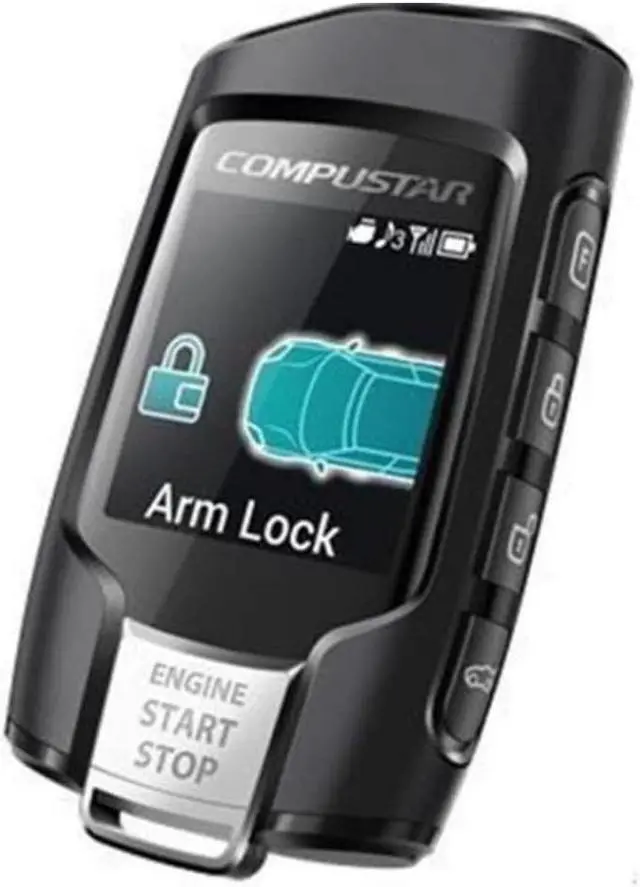 Alt view image 2 of 4 - Compustar 2WQ9R-FM 2-Way Q9 LCD Remote w/ 5 Buttons - Up to 3000 Feet Max Range