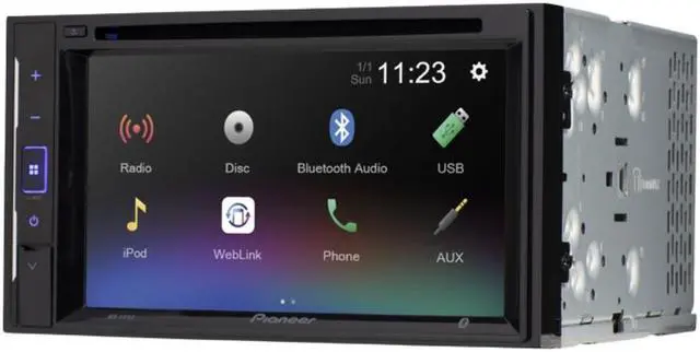 Alt view image 4 of 5 - Pioneer AVH-241EX 6.2" DVD Receiver with Amazon Alexa and Backup Bullet Camera