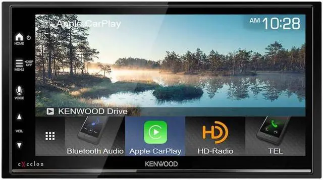 Alt view image 9 of 12 - Kenwood eXcelon DMX709S 2-DIN Car Stereo, Apple CarPlay/Android Auto, SXM Ready