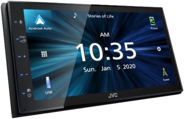 Alt view image 11 of 20 - JVC KWM560 6.8 inch Shallow Chassis Digital Media Receiver