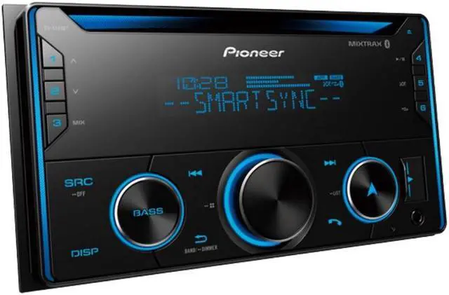 Alt view image 5 of 10 - Pioneer FH-S520BT Double-DIN CD Audio with Built-in Bluetooth