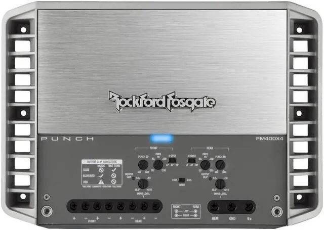 Alt view image 14 of 16 - Rockford Fosgate PM400X4 400 Watt 4-Channel Marine Boat Amplifier