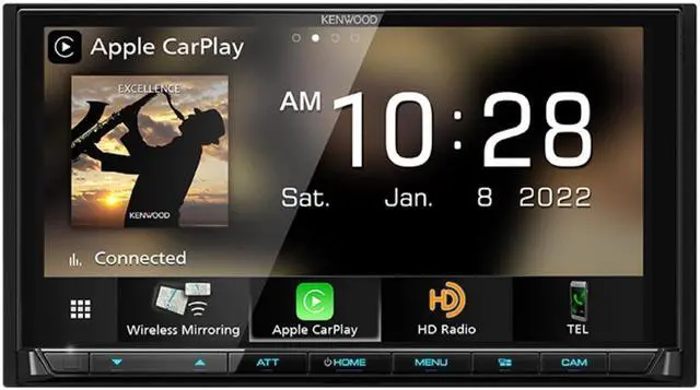 Alt view image 9 of 12 - Kenwood DMX958XR eXcelon 2-DIN Wireless Apple CarPlay/AA Receiver w/ SXM Tuner