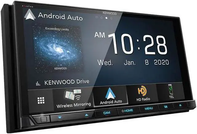 Alt view image 5 of 5 - Kenwood Excelon DDX9907XR 6.8 Inch DVD Receiver with SiriusXM SXV300V2 Tuner