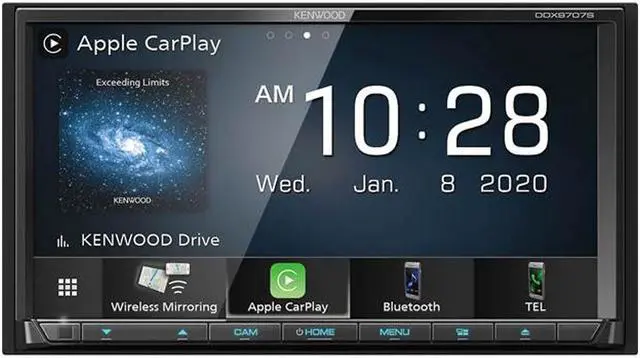 Alt view image 2 of 5 - Kenwood DDX9707S 6.95 Inch DVD Receiver with SiriusXM SXV300V2 Vehicle Tuner