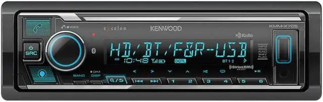 Alt view image 4 of 5 - Kenwood KMM-X705 Digital Media Receiver (Does Not Play Discs) & SiriusXM Tuner