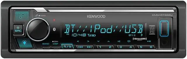 Alt view image 2 of 5 - Kenwood KMM-BT332U Digital Media Receiver (Does Not Play Discs) & SiriusXM Tuner