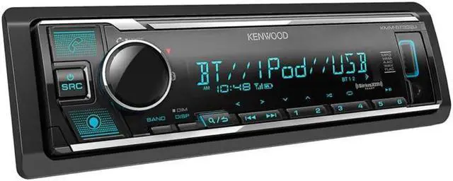 Alt view image 4 of 5 - Kenwood KMM-BT332U Digital Media Receiver (Does Not Play Discs) & SiriusXM Tuner