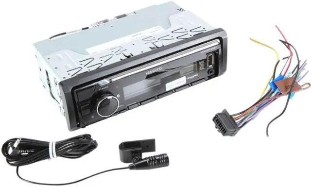 Alt view image 5 of 5 - Kenwood KMM-BT332U Digital Media Receiver (Does Not Play Discs) & SiriusXM Tuner