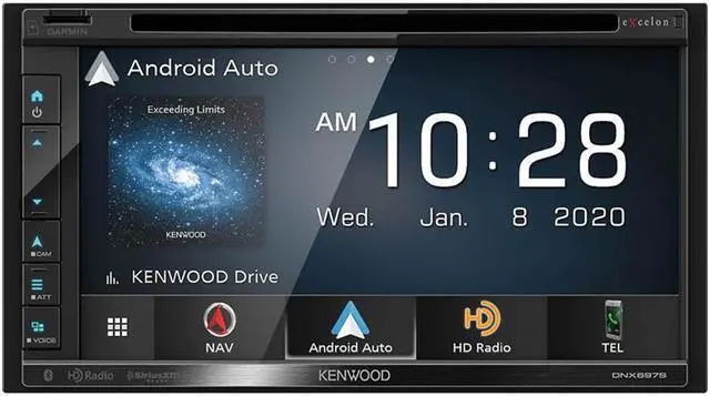 Alt view image 2 of 5 - Kenwood DNX697S 6.8 Inch Navigation DVD Receiver w/ SiriusXM SXV300V2 Tuner