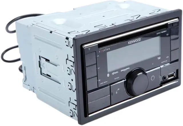 Alt view image 5 of 5 - Kenwood Excelon DPX795BH Dual Din CD Receiver with Bluetooth and SiriusXM Tuner