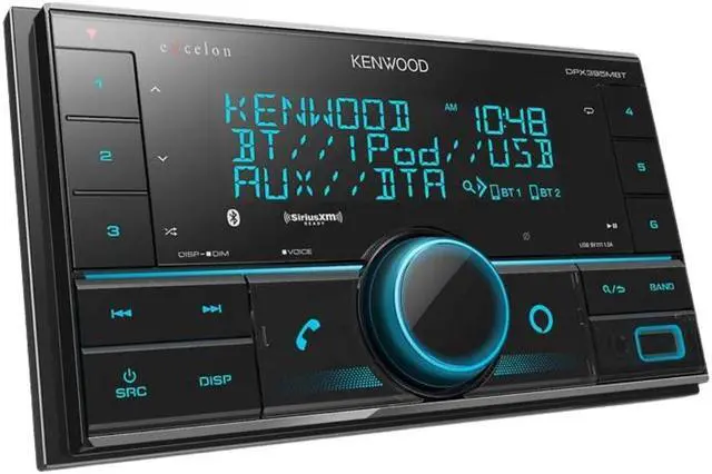 Alt view image 5 of 5 - Kenwood Excelon DPX395MBT Media Receiver (Does Not Play Discs) & SiriusXM Tuner
