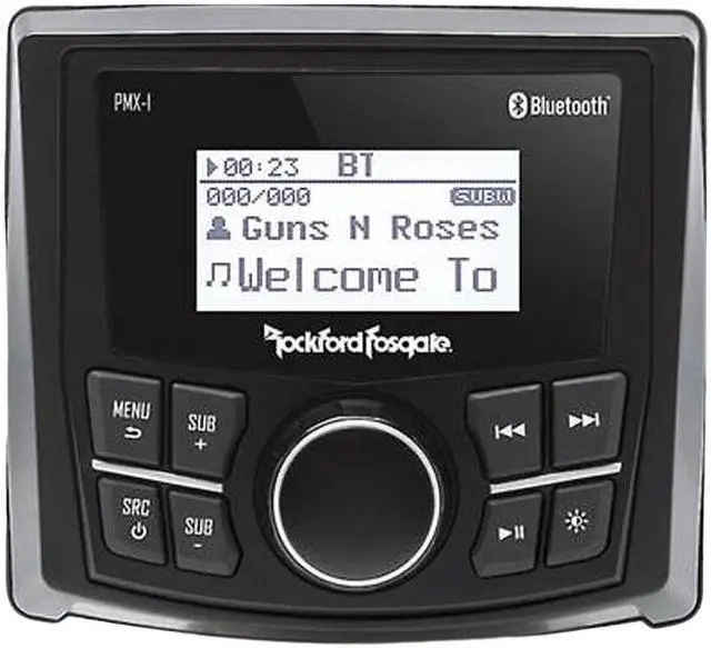 Main image of Rockford Fosgate PMX-1 Punch Marine Grade Receiver with 2.3 Inch Dot Display