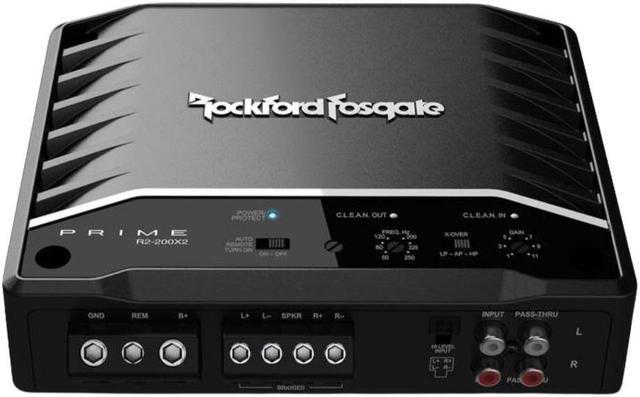 Alt view image 5 of 11 - Rockford Fosgate R2-200X2 Prime 200 Watt Full Range Class D Mono Amplifier