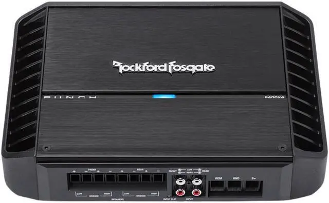 Alt view image 3 of 20 - Rockford Fosgate Punch P400X4 400 Watt RMS 4 Channel Car Amplifier