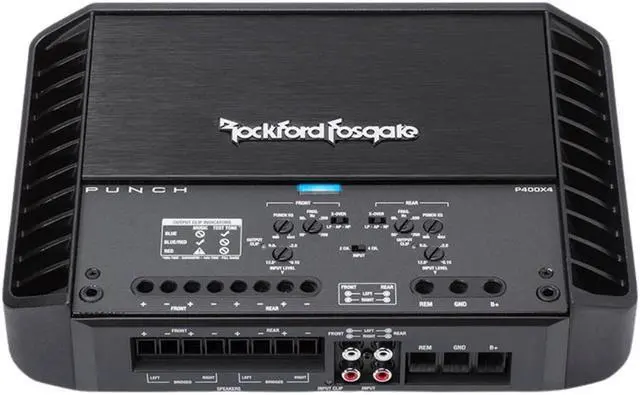 Alt view image 4 of 20 - Rockford Fosgate Punch P400X4 400 Watt RMS 4 Channel Car Amplifier