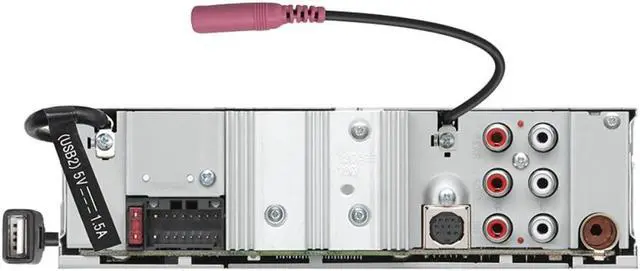 Alt view image 3 of 5 - Kenwood KMM-X705 Single DIN Digital Media Receiver w/ Bluetooth & HD Radio