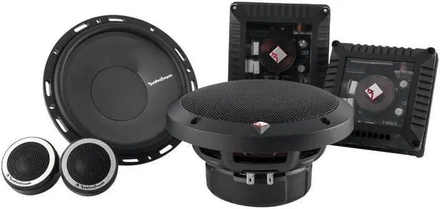 Alt view image 8 of 11 - Rockford Fosgate T1650-S Power 160W Max 6.5 Inch 2 Way Euro Fit Component System