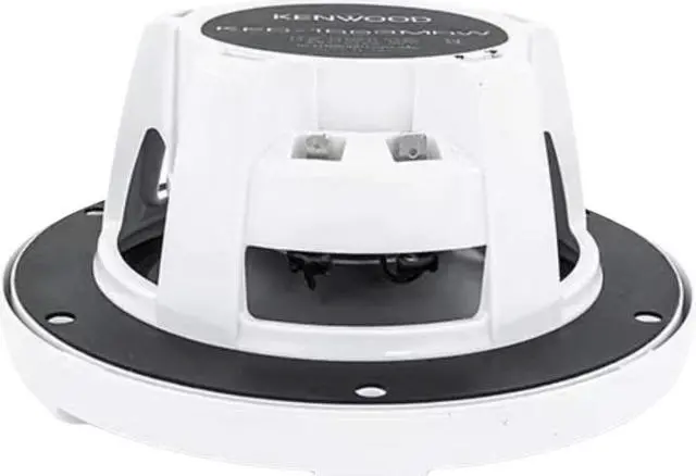 Alt view image 4 of 4 - Refurbished Kenwood KFC-1653MRW 6.5" 2-Way water-Resistant Marine Speakers w/ Grilles, White