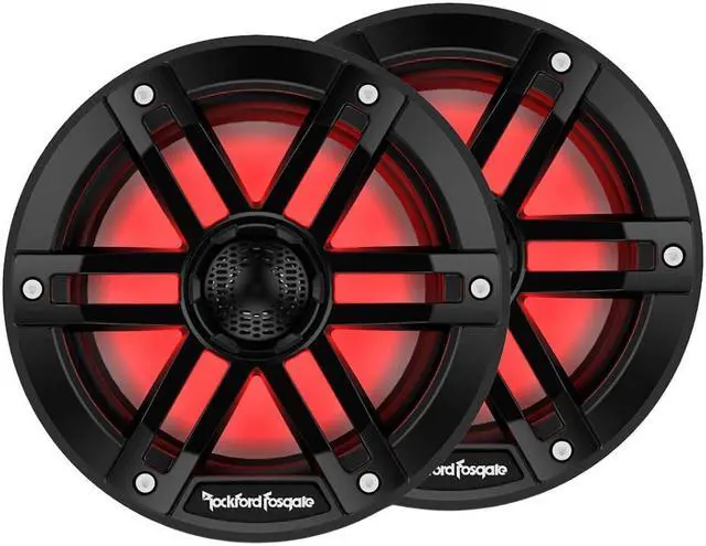 Main image of Rockford Fosgate M1-65B M1 Series 6.5" Color-Optix Marine Speakers (Black)