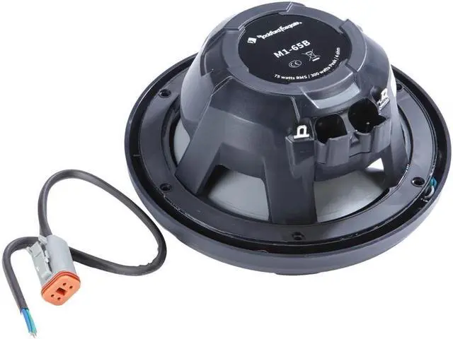 Alt view image 2 of 7 - Rockford Fosgate M1-65B M1 Series 6.5" Color-Optix Marine Speakers (Black)