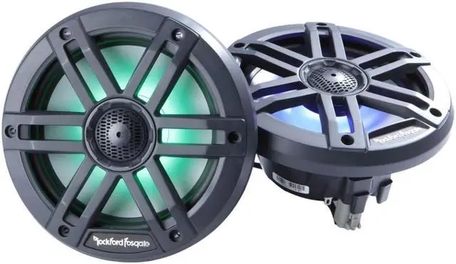 Alt view image 4 of 7 - Rockford Fosgate M1-65B M1 Series 6.5" Color-Optix Marine Speakers (Black)