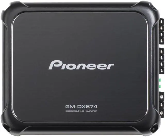 Alt view image 3 of 4 - Refurbished Pioneer GM-DX874 Hi-Res Certified Class FD 1200W 4-Ch Amplifier