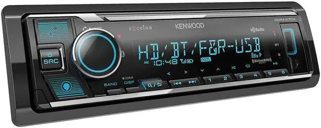 Alt view image 4 of 5 - Kenwood Excelon KMM-X704 Media Receiver with SiriusXM SXV300V2 Vehicle Tuner