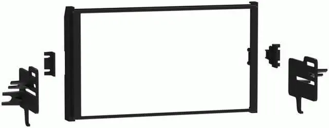 Alt view image 2 of 5 - Metra 108-TO5HG Double DIN Dash Kit For Toyota Corolla 2020 - 2021 Black