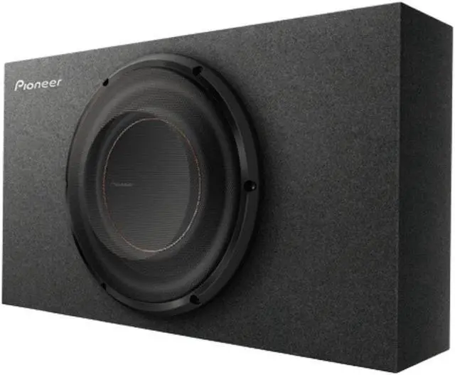 Main image of Pioneer TS-D10LB 10" 1300W Max Power Single 2 Voice Coil Subwoofer Enclosure