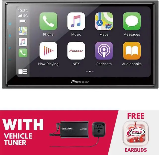 Main image of Pioneer DMH-W4660NEX 6.8 Inch Digital Media Receiver With SiriusXM Tuner