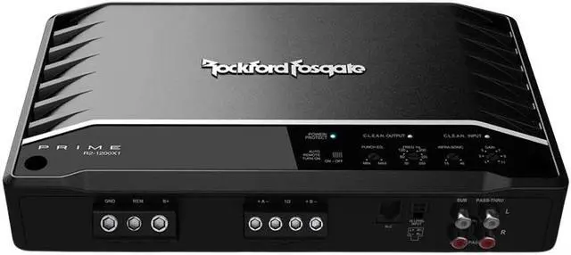 Alt view image 2 of 5 - Rockford Fosgate R2-1200X1 Prime Series 1200 Watt Mono Subwoofer Amplifier