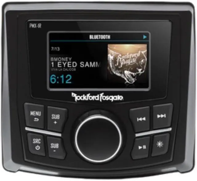Alt view image 11 of 15 - Rockford Fosgate Punch Marine Full-Function Wired Remote Display