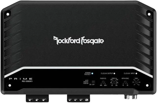 Alt view image 2 of 11 - Rockford Fosgate R2-1200X1 Prime Series mono subwoofer amplifier - 1,200W RMS