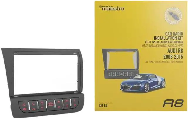 Alt view image 3 of 4 - Maestro KIT-R8 Radio Replacement Dash Kit For Select 2009-2015 Audi R8