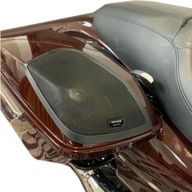 Alt view image 3 of 5 - Kenwood Excelon CA-CUT14 6x9 Cut-in Lid Kit for Select 2014-up Harley Davidson