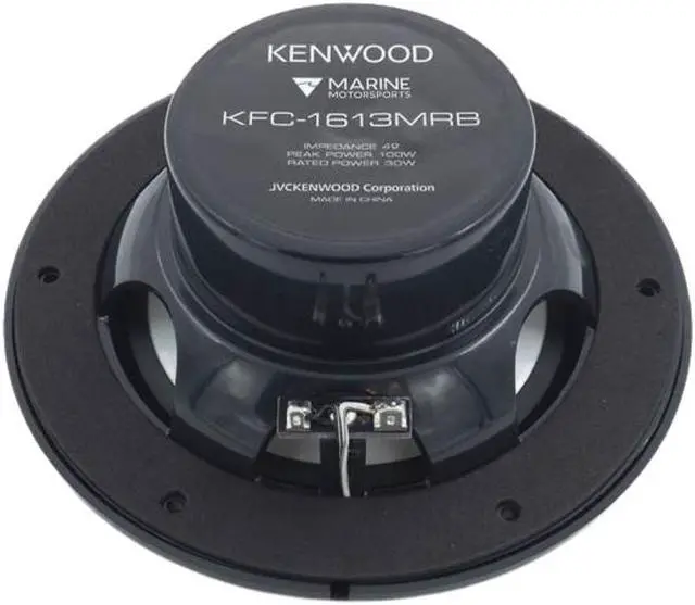 Alt view image 8 of 11 - Kenwood KFC-1613MRB 6.5" Marine/Motorsports 2-Way Speakers - Black