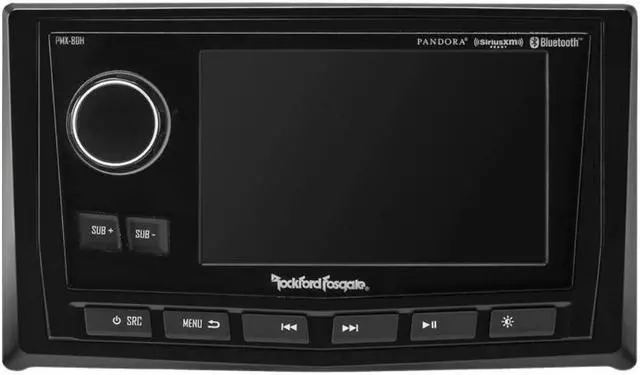 Alt view image 13 of 17 - Rockford Fosgate PMX-8DH Punch Marine Full Function Wired 5" Display Controller