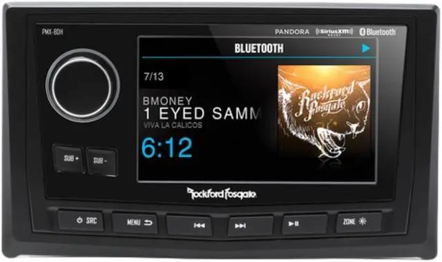Alt view image 15 of 17 - Rockford Fosgate PMX-8DH Punch Marine Full Function Wired 5" Display Controller