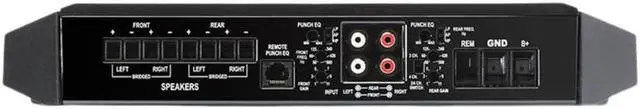 Alt view image 4 of 9 - Rockford Fosgate Power T400-4 400-Watt Multi-Channel Amplifier