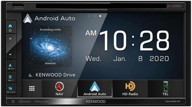 Alt view image 2 of 5 - Kenwood DNX697S 6.8" Navigation DVD Receiver w/ License Plate Rear View Camera