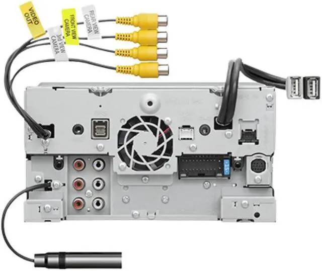Alt view image 3 of 5 - Kenwood DNX997XR 6.8" Navigation DVD Receiver w/ HD License Plate Backup Camera
