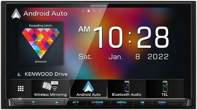 Alt view image 2 of 5 - Kenwood DMX9708S 6.95" Digital Multimedia Receiver & License Plate Backup Camera