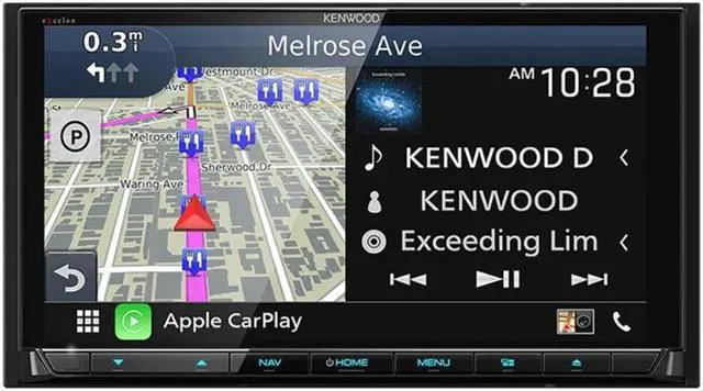 Alt view image 5 of 5 - Kenwood DNX997XR 6.8" Navigation DVD Receiver with Universal Rear View Camera