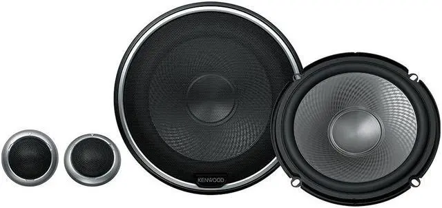 Alt view image 2 of 6 - Kenwood KFCP710 6.5 inch Component Speaker System