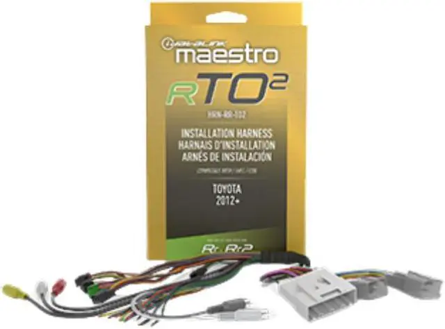Alt view image 2 of 5 - Maestro ADS-MRR2 Interface Module and HRN-RR-TO2 Adapter For Select 2012+ Toyota