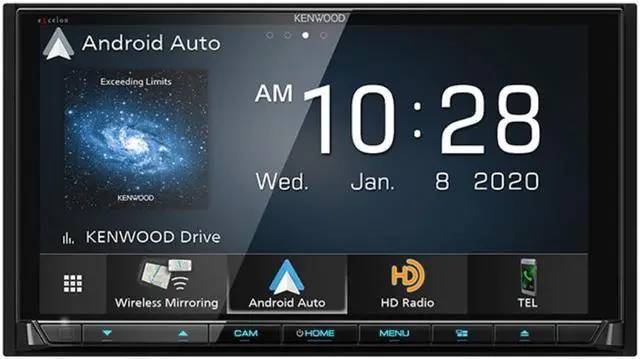 Alt view image 2 of 5 - Kenwood eXcelon DDX9907XR 6.8" DVD Receiver with Universal Rear View Camera