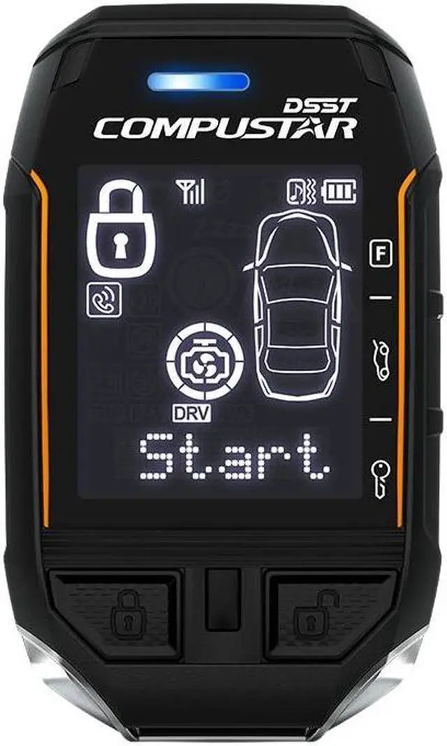 Main image of Compustar 2WT11-WSSR 2-Way LCD Replacement Remote - 3 Mile Range