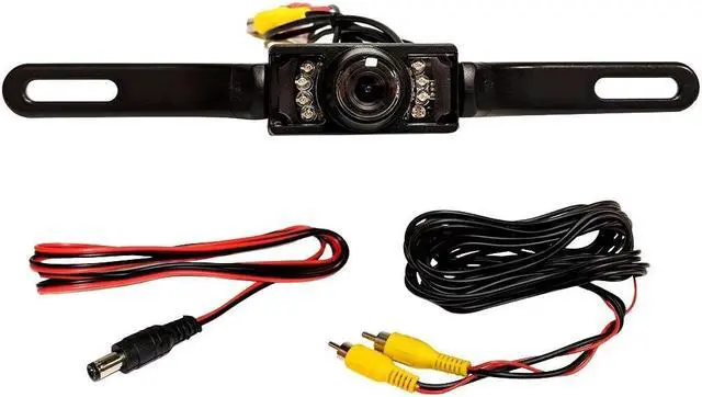 Alt view image 5 of 5 - Jensen CAR813 8" Single/Double DIN Multimedia Receiver w/ License Plate Camera