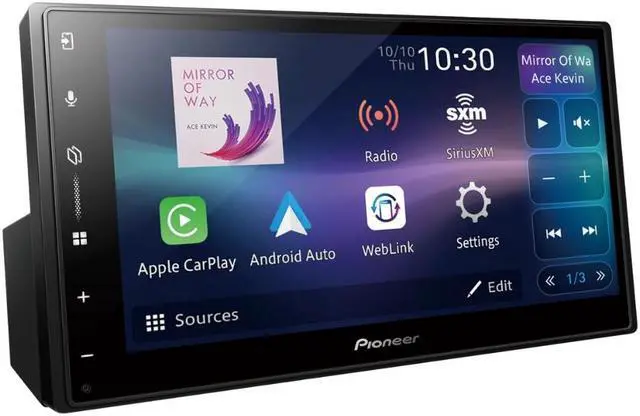 Alt view image 5 of 5 - Pioneer DMH-W3000NEX 6.8" 2-DIN Digital Multimedia Receiver with Back-Up Camera